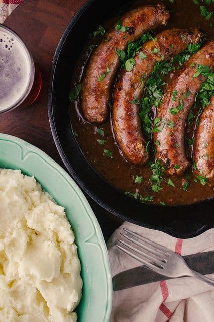 Bangers and mash